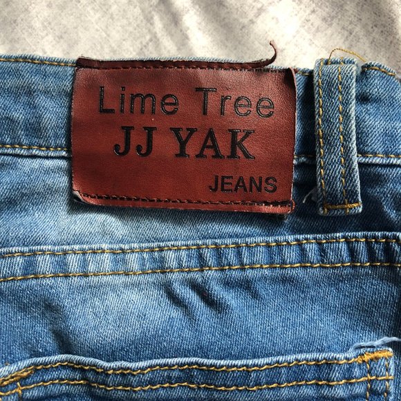 Lime Tree JJ Yak, Size 5, Light Blue Ripped Jeans - Picture 3 of 5